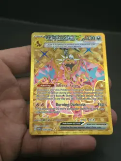 Pokemon TCG Charizard EX Hyper Rare Holo Card 228/197 Sv03: Obsidian Flames - Image 3