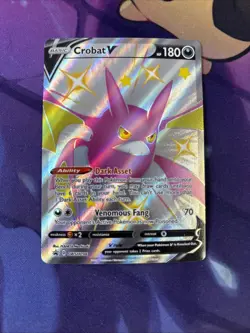 Crobat V SWSH098 SWSH: Sword & Shield Promo Cards Holo NM - Image 1