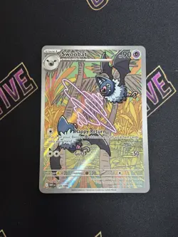 Pokemon Card - Swoobat 120/086 White Flare English - Illustration Rare - NM ⭐ - Image 1