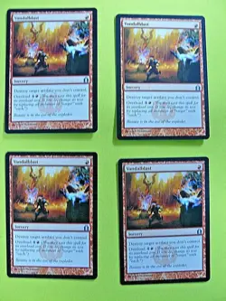 Vandalblast Playset - Common Red Sorcery - NM Return to Ravnica MTG - Image 1