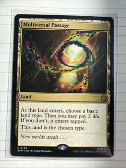Multiversal Passage Marvel's Spider-Man Regular MTG Magic - Image 1