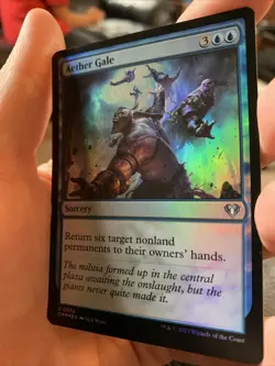 2023 MTG Commander Masters Aether Gale #72 Unplayed, NM Foil - Image 1