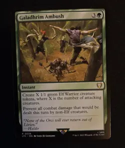 Galadhrim Ambush MTG Commander Lord Of The Rings LOTR NM - Image 1