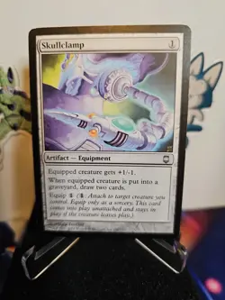 Magic the Gathering MTG Darksteel Artifact Skullclamp [Very Good] - Image 1