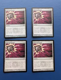 MTG Nihil Spellbomb X4: Scars of Mirrodin #187 - EX - Image 1
