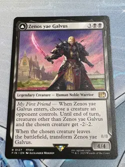 MTG Zenos yae Galvus English Final Fantasy FIN NM R0127 - Image 1