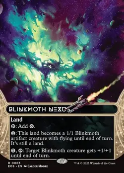 1x Blinkmoth Nexus (#3) - Foil Extended Art NM Eng MTG - Edge of Eternities - Image 1