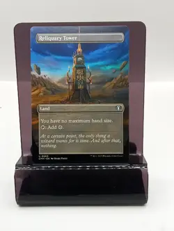 [MTG] [MAGIC] Reliquary Tower [Borderless] - CMM [NM] - Image 1