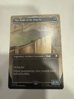MTG MAGIC THE GATHERING AVATAR THE WALLS OF BA SING SE BORDERLESS ALT ART - Image 1