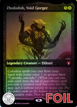MTG Zhulodok, Void Gorger Display [Thick] (779) | NM | Commander Masters {CMM} - Image 1
