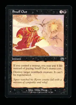 * * 1x Snuff Out x1 * * Mercadian Masques MTG NM Near Mint or Close - Image 1