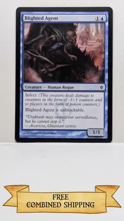 4x Blighted Agent New Phyrexia Regular - Image 2