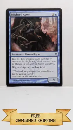 4x Blighted Agent New Phyrexia Regular - Image 5
