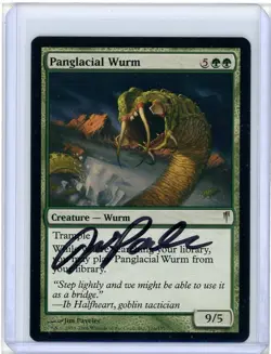Panglacial Wurm Coldsnap Rare Signed Artist Proof MTG - Image 1