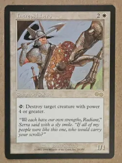 Intrepid Hero - Urza's Saga - Near Mint | MTG - Image 1