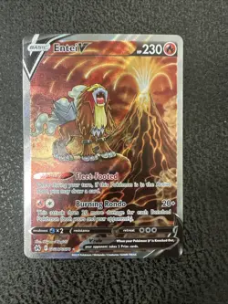 Entei v Crown Zenith Galarian Gallery Holo Ultra Rare Pokemon TCG GG36/GG70 - Image 1
