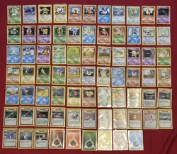 Base Set Unlimited Pokemon Cards X75 Vintage Good-Excellent Condition (P22) - Image 1