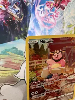 Pokemon Crown Zenith Galarian Gallery Miltank Holo Ultra Rare Card GG24/GG70 - Image 3