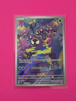 Gastly, Pokemon, Temporal Forces, HOLO Illustration Rare, 177 - Image 1