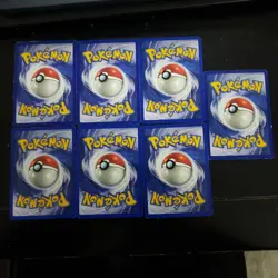​Pokemon Shadowless Base Set Lot (7 Cards) Squirtle Machoke Starmie 1999 Vintage - Image 2
