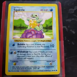 ​Pokemon Shadowless Base Set Lot (7 Cards) Squirtle Machoke Starmie 1999 Vintage - Image 3