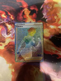 Candela 083/078 Secret Rare Rainbow Holo Pokemon Go Mint/Nm English - Image 1