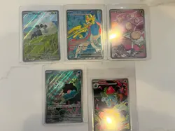 Pokemon TCG SIR And Full Art Lot Ex, 5 Cards - Image 1