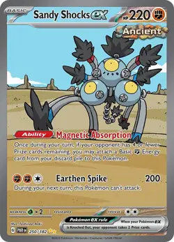 Pokemon Sandy Shocks EX SIR 205/182 SV04: Paradox Rift - Image 1