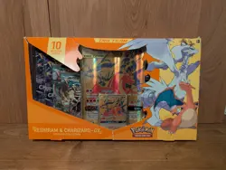 Pokemon TCG Reshiram & Charizard GX Premium Collection Box Sealed - Image 1