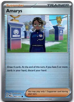 Amarys - (Poke Ball Pattern) Common SV: Prismatic Evolutions 093/131 NM Pokemon - Image 1