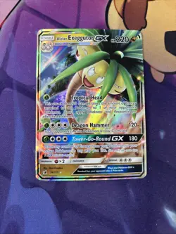 Alolan Exeggutor GX 74/111 SM - Crimson Invasion Holo Pokemon TCG NM - Image 1