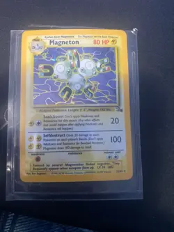 Pokemon Holo Magneton 80 HP 11/62 Fossil set - Image 1