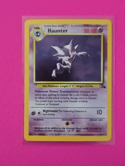 Haunter, Pokemon, Fossil, HOLO LP Light Silvering, 6 - Image 1