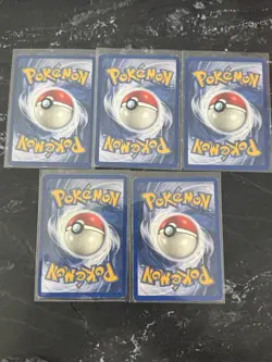 SHADOWLESS - 1999 Base Set Pokemon Lot (5) Kakuna Vulpix Machoke Diglett Tangela - Image 2