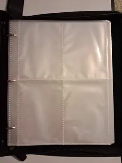 Pokemon TCG Charizard Red Black Flame Zip Up 4x50 pages UNIQUE BINDER NEVER USED - Image 3