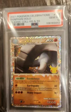 2021 Pokemon Celebrations Donphan Classic Collection Holo PSA 10 - Image 1