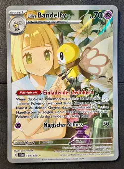 Lillys Bandelby 164/159 Holo Art Rare Pokemon Reisegefahrten JTG 2025 NM Deutsch - Image 1