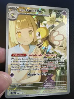 Lillys Bandelby 164/159 Holo Art Rare Pokemon Reisegefahrten JTG 2025 NM Deutsch - Image 3