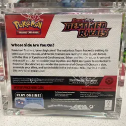 Pokemon Destined Rivals Booster Box 36 Packs New, Sealed with Acrylic Case - Image 4