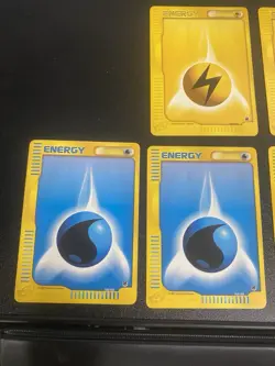 Pokemon Psychic Water Grass Lightning Energy 164/165 E-Reader 2002 Expedition PL - Image 2