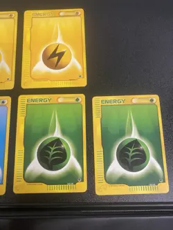 Pokemon Psychic Water Grass Lightning Energy 164/165 E-Reader 2002 Expedition PL - Image 3