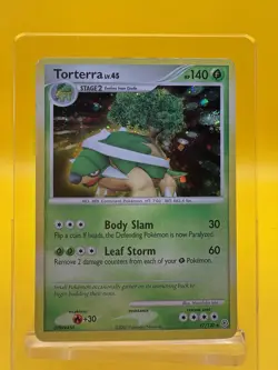 Torterra Lv.45 Cosmos Holo Rare 17/130 Diamond & Pearl Pokemon 2007 MP - Image 1