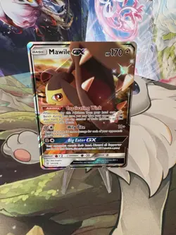 Pokemon TCG Mawile GX 141/236 Unified Minds Ultra Rare Near Mint Condition - Image 1