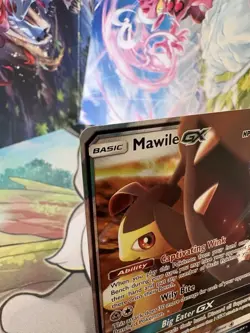 Pokemon TCG Mawile GX 141/236 Unified Minds Ultra Rare Near Mint Condition - Image 5
