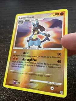 LUCARIO REVERSE - POKEMON 6/130 DIAMANT ET PERLE BASE FR - Image 3