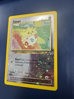 Pokemon TCG Togepi Southern Islands 4/18 Promo Reverse Holo - Image 1