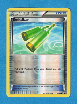 Pokemon Generations Revitalizer Trainer Reverse Holo 70/83, NM - Image 1