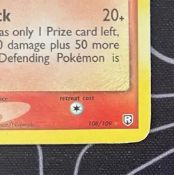 Pokemon Torchic Gold Star Holo EX Team Rocket Returns 108/109 - Image 5