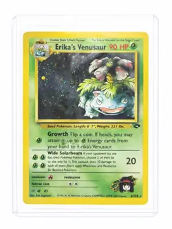 Pokemon Erika's Venusaur 4/132 Gym Challenge Holo Rare Unlimited Stage 2 HP 90 - Image 1