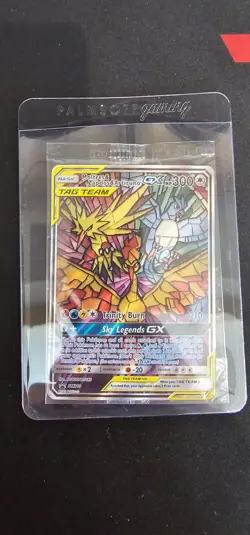Moltres Zapdos Articuno GX SM210 Pokemon Sun Moon Black Star Promo English NM - Image 3